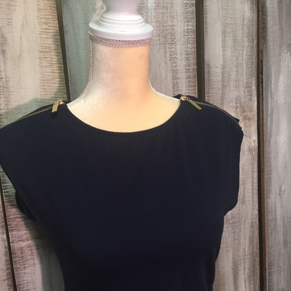 Michael Kors Navy Top Small - Picture 4 of 8